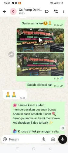 Testimonial Papan Bunga citra garden