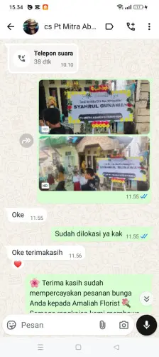 Testimonial Papan Bunga citra garden