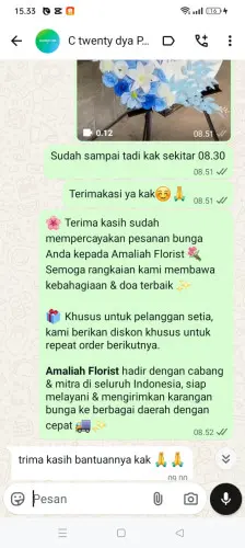Testimonial Standing Flower citra garden